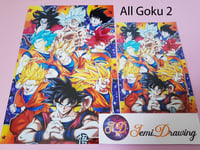 Image 3 of Goku Posters, 3 Versions Poster