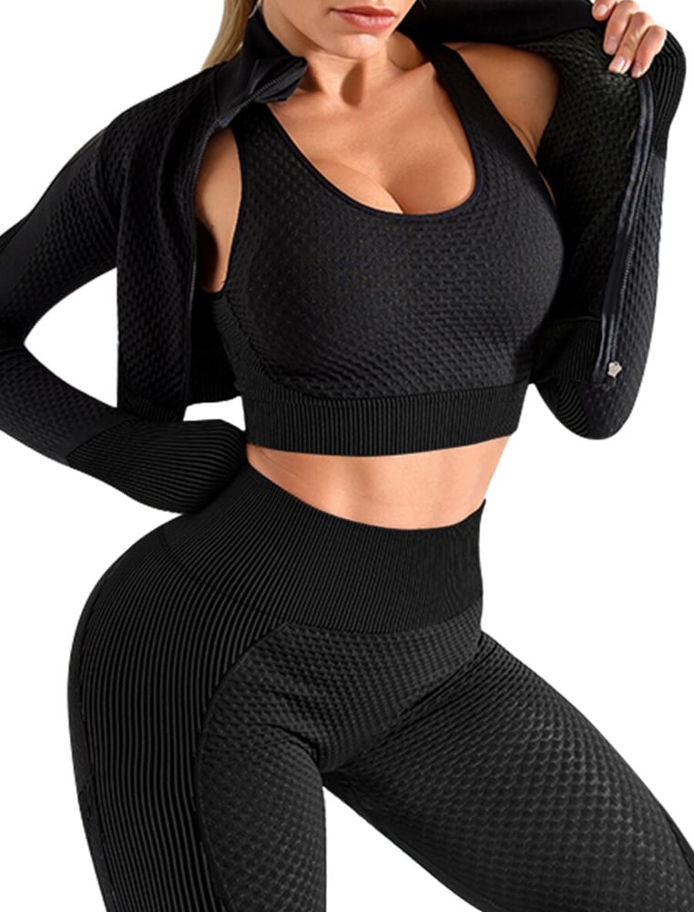 Image of Black on black - 3 piece set