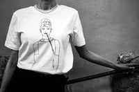 Image 2 of T-shirt Audrey Blanc