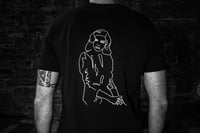 Image 2 of T-shirt Lauren noir