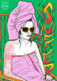 'SUFFER' original illustration (DIN A4)