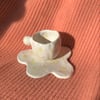 espresso flower cup & saucer