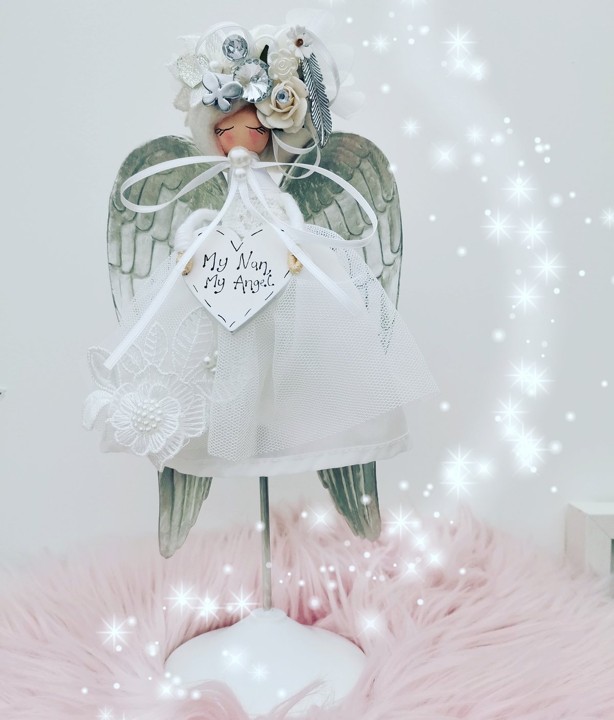 Image of Decorative Angel on a stand 