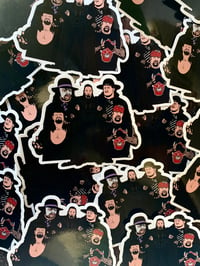 Image 1 of The faces of taker sticker