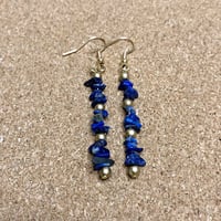 Image 1 of Fierce Lapis Lazuli Earrings