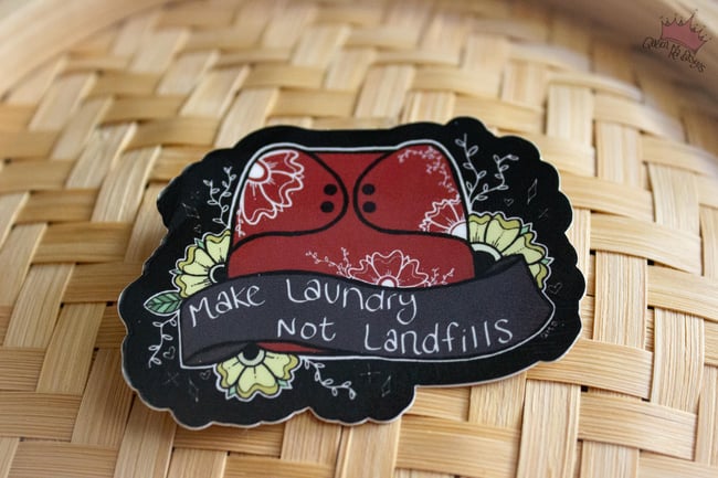 Cloth Diaper sticker