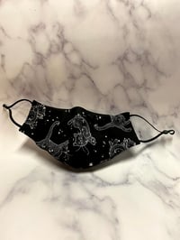 Image 2 of Celestial Kitty Face Mask with Adjustable Nose Wire and Pocket Filter 