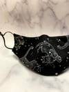 Celestial Kitty Face Mask with Adjustable Nose Wire and Pocket Filter 