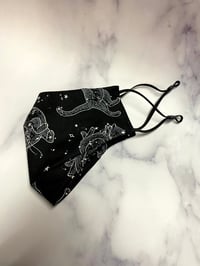 Image 4 of Celestial Kitty Face Mask with Adjustable Nose Wire and Pocket Filter 