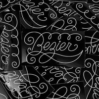 Image 1 of Bezier Sticker