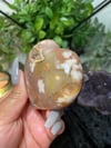 Flower Agate Heart 
