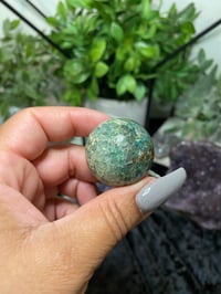 Image 2 of Blue Apatite 20mm Sphere