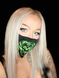 Neon Green Skull Mask