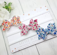 Image 2 of Set of 3 Ditsy Floral Bows