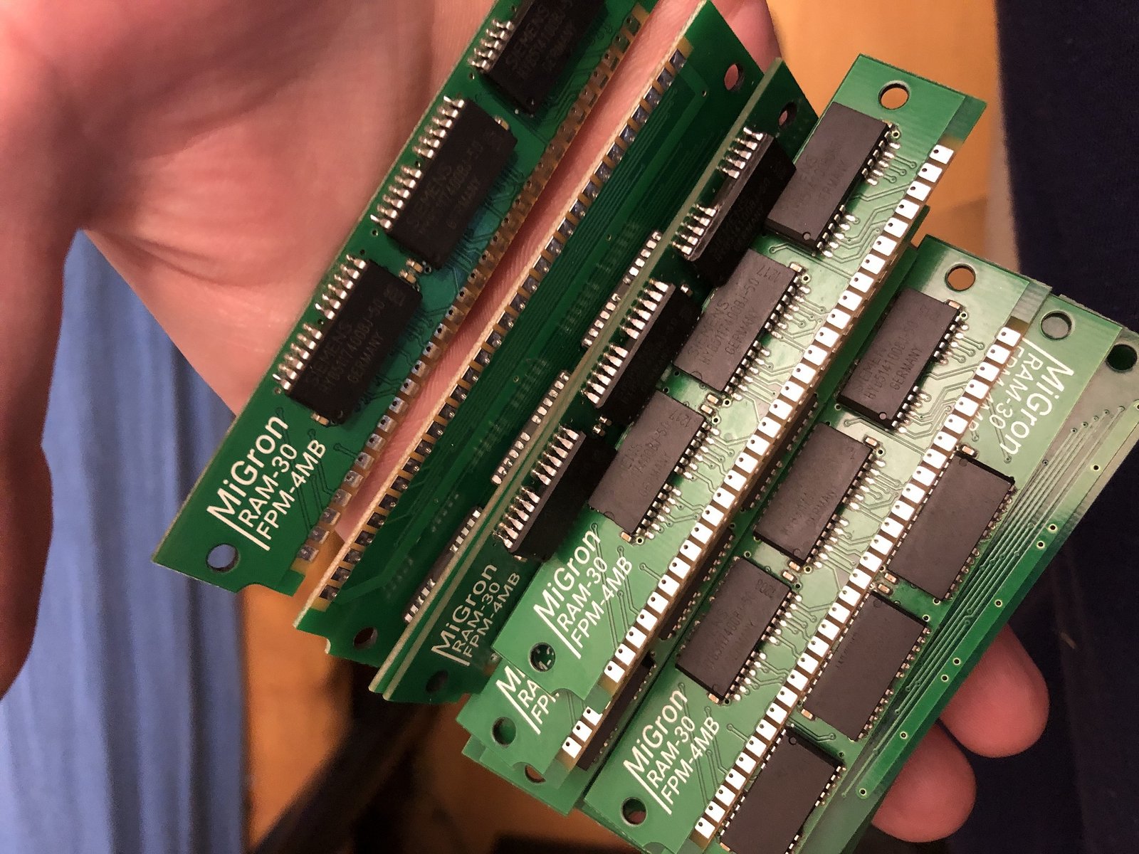 4 x 4MB = 16MB, 50ns, FPM, Simm-30 Memory Modules | MiGron-electronics