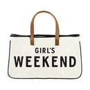 Image 1 of Girls Weekend Canvas Tote