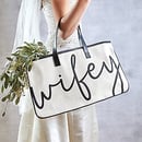 Image 2 of Wife Canvas Tote