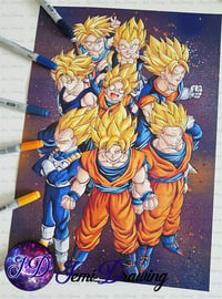 Image 1 of Vegetas, Dragonball Charakters Poster