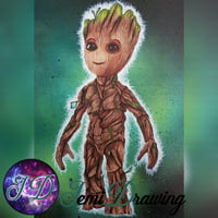 Image 1 of Babygroot, Guardians of the Galaxy Poster