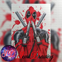 Image 2 of Deadpool, Pikapool  Poster und Originale Zeichnungen