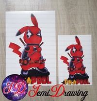 Image 5 of Deadpool, Pikapool  Poster und Originale Zeichnungen