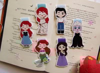 Image 3 of Little Mermaid Bookmarks + Print