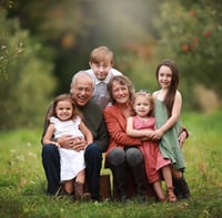 Image 1 of September 2025 Grandparent mini sessions at Apple Farm in Charlton MA deposit 