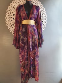 Image 1 of Luxury collection- cosmos bell sleeve kaftan dress