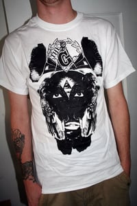 Image of vulture shirt white