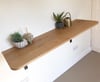 Solid oak breakfast bar