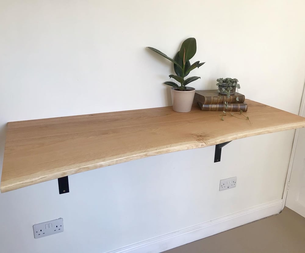 Solid oak breakfast bar