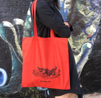 Image 2 of RZA totebag in red 