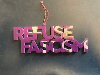 Image of Refuse Fascism Cutout