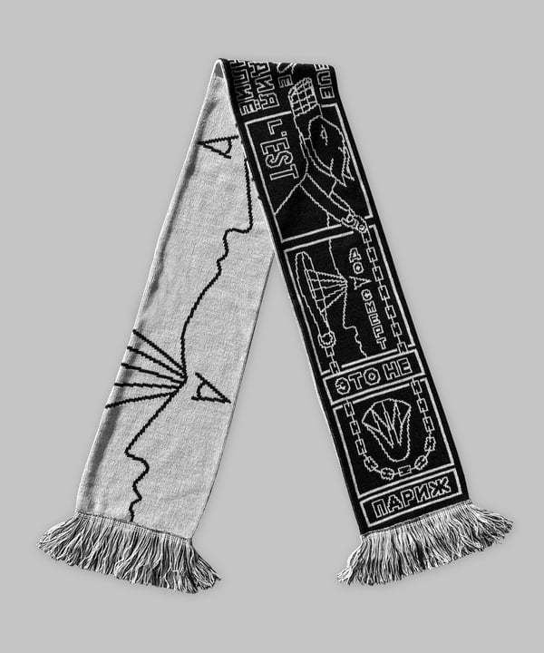 Image of Studio Banlieue Fan Scarf «ЭТО НЕ ПАРИЖ» 