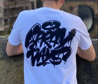 SPRAY DAYS DRIP LOGO (white t-shirt) 