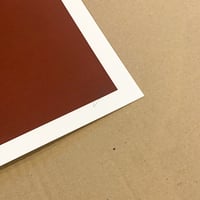 Image 4 of "Drip Remover" AP 1/4 Burgundy to an Edition of 25 - Screen Print