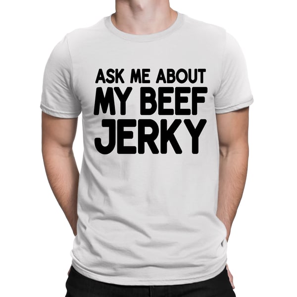 Image of Beef Jerky Tee (blk on wht)