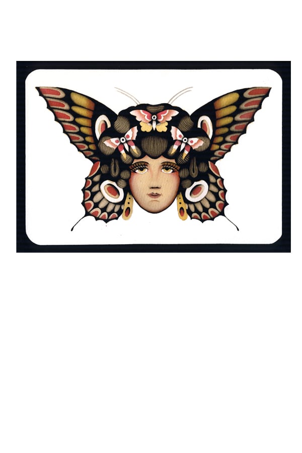 Lady Butterfly print - proyecto eclipse