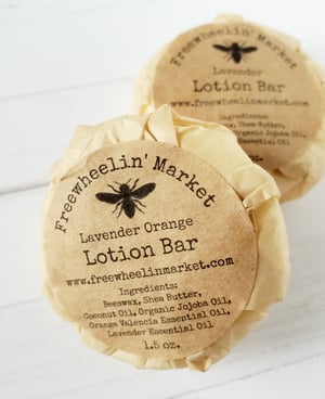 Beeswax Lotion Bar With Travel Tin - Choose Your Scent