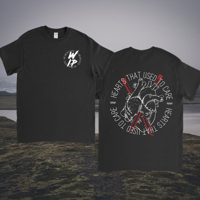 "Hearts that used to care" Unisex T-shirt