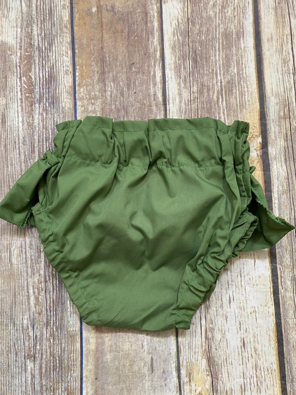 Image of Green Ruffled Bloomers