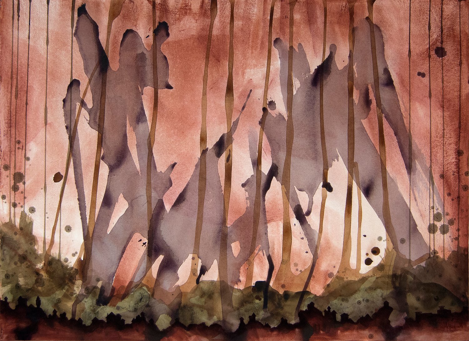 Thar Be Monsters - unframed