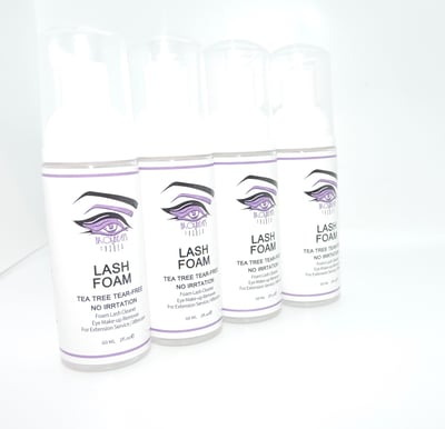 Image of Lash Extension Foam and shampoo brush