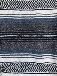 Image 2 of Slate/Grey/White Baja Blanket