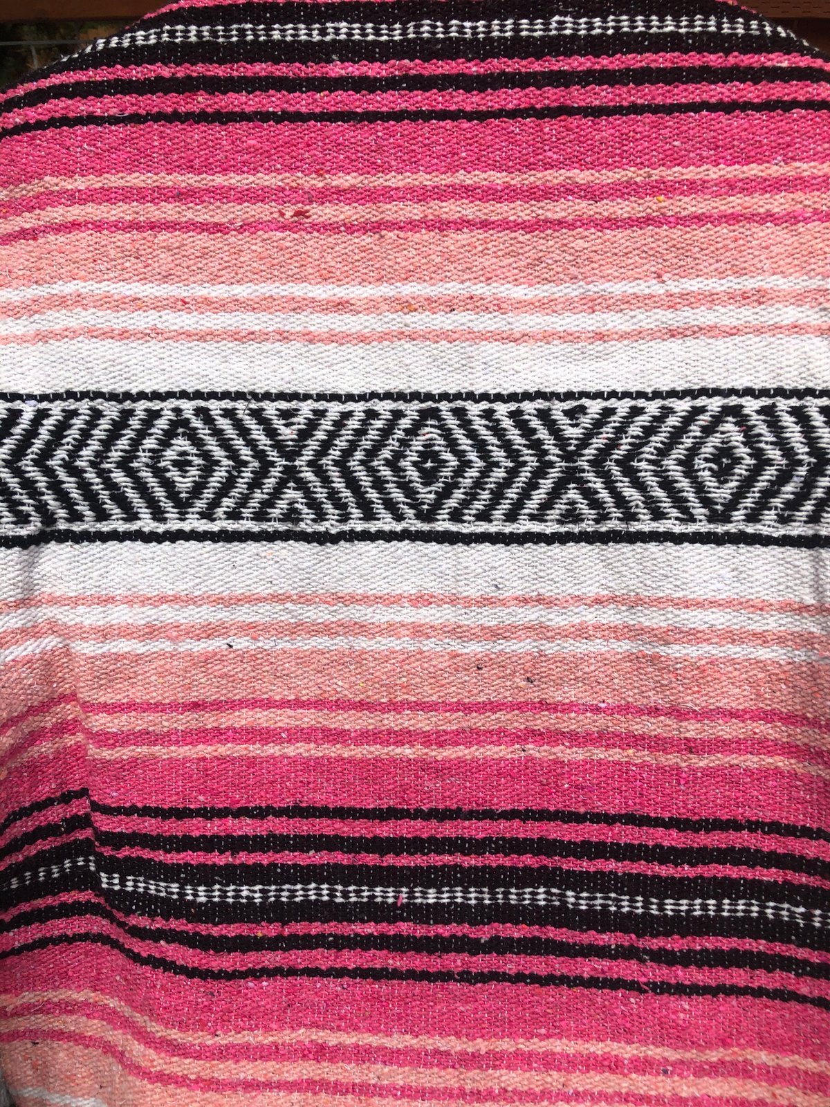 Image of Pink/Light Pink/White Baja Blanket 