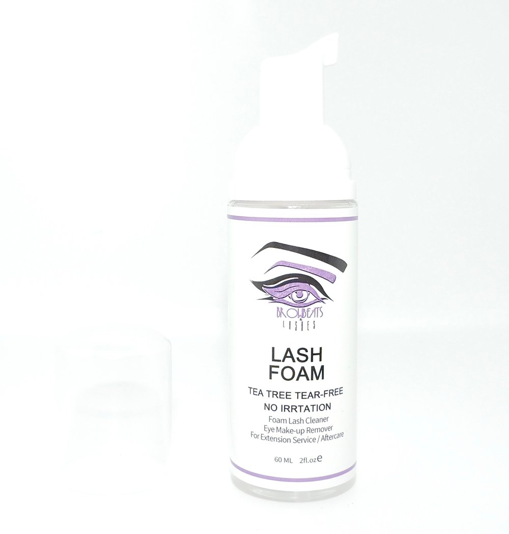 Image of Lash Extension Foam and shampoo brush
