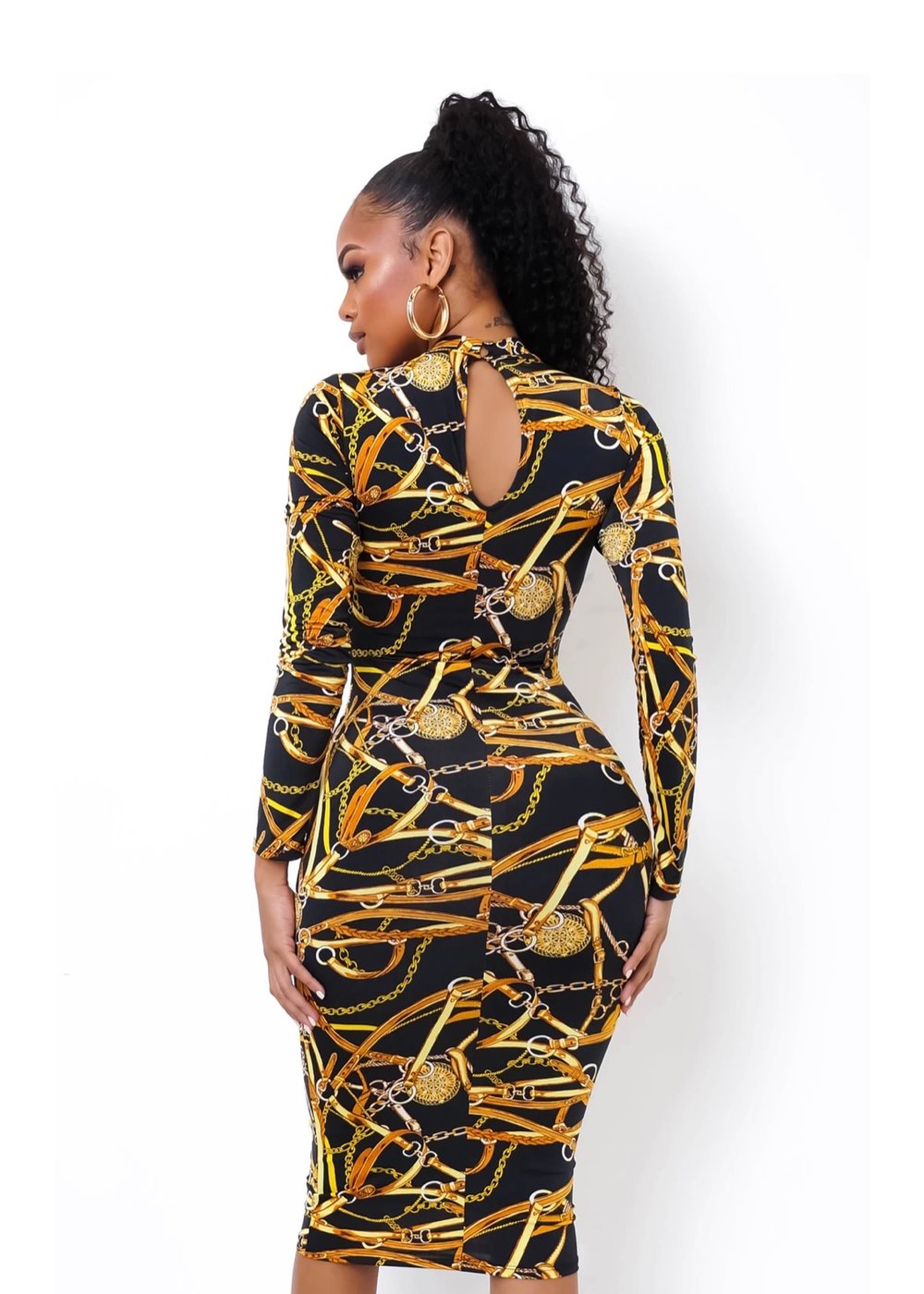 Image of Up Your Game MIDI Dress