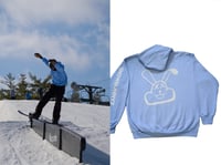 Sky Blue Snowbunnyz Hoodie (Small - Large)