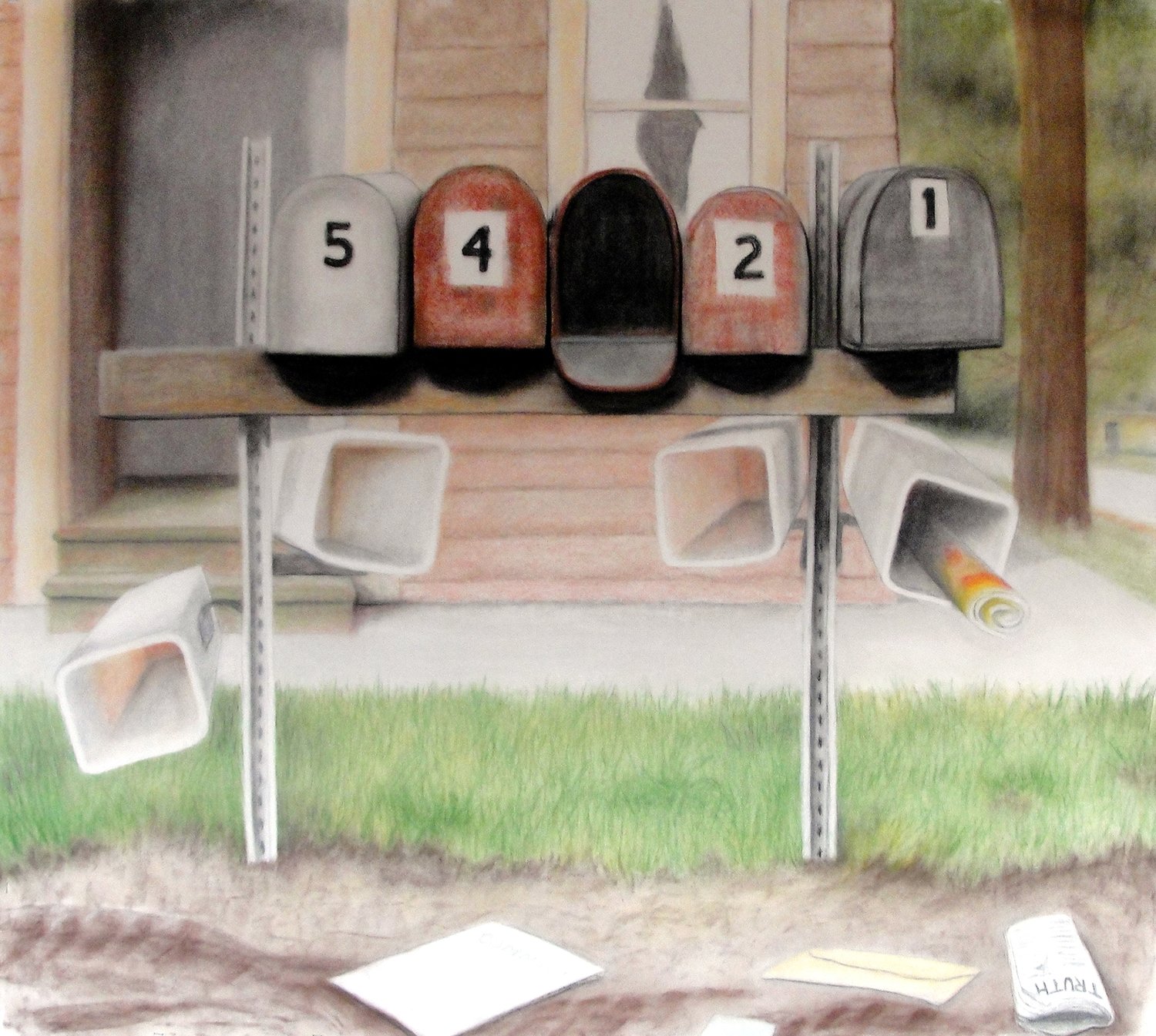 Truth - print, framed