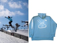 Baby Blue Snowbunnyz Hoodie (XL only)